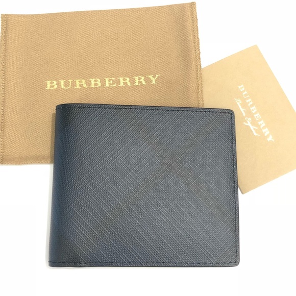 burberry london check bifold wallet